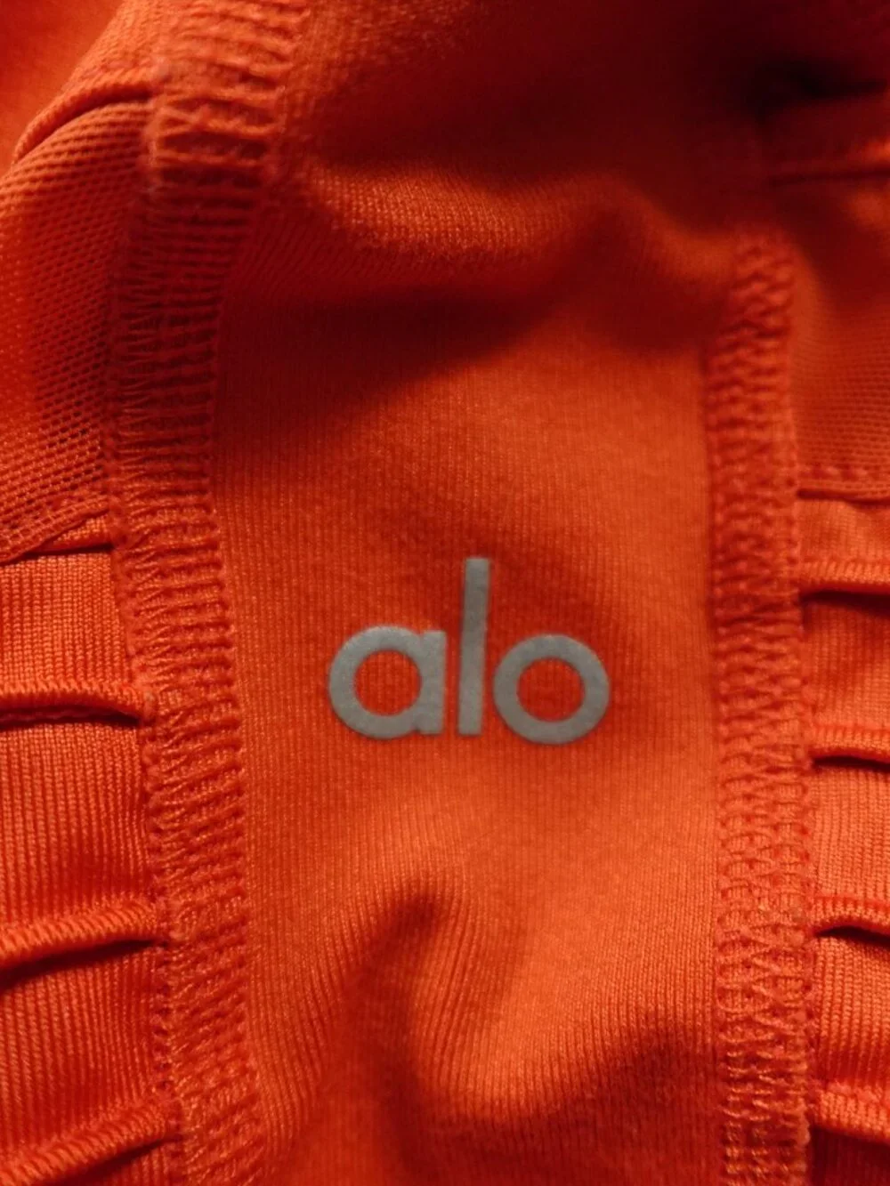 ALO Yoga High Waist Moto Legging Women’s Small Bright Red‎ Orange